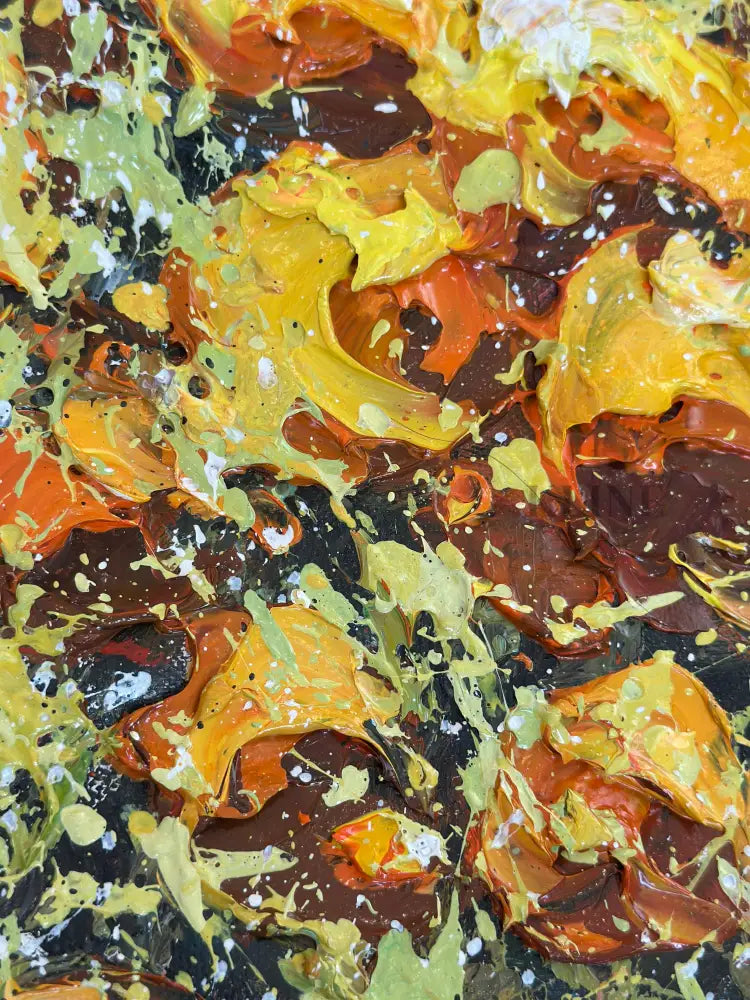 Petals of Sunshine - Hand Painting