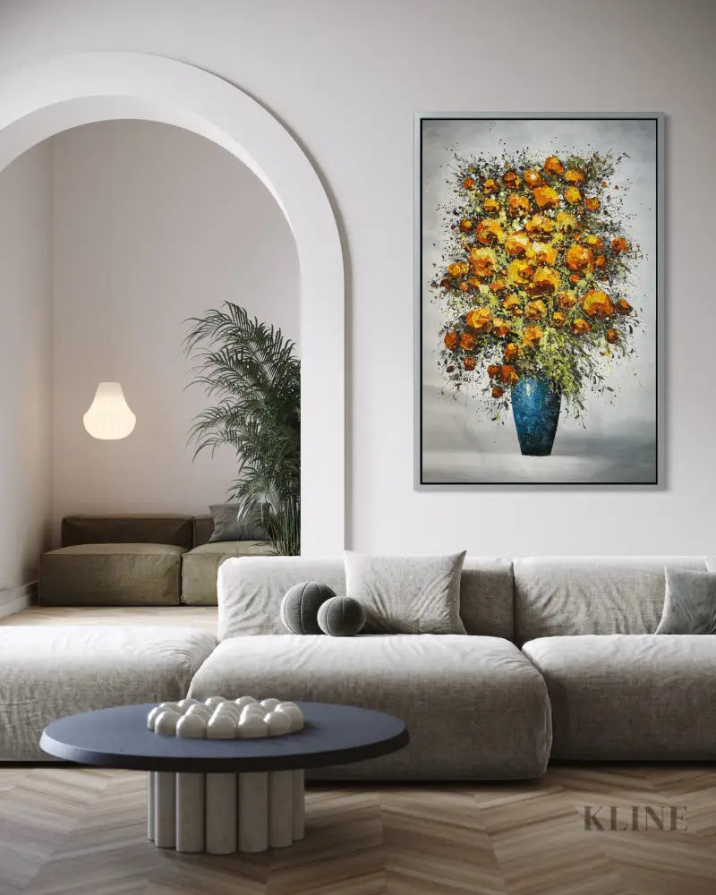 Petals of Sunshine - Hand Painting