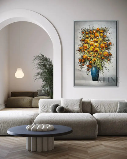 Petals of Sunshine - Hand Painting