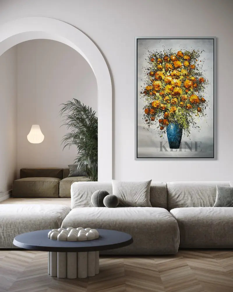 Petals of Sunshine - Hand Painting