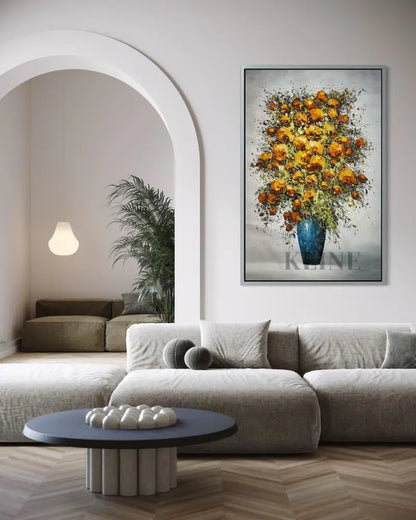 Petals of Sunshine - Hand Painting
