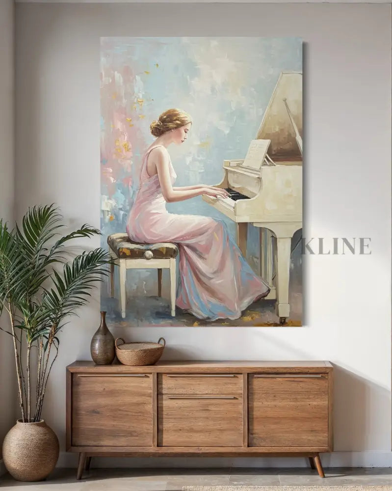 Pianist’s Reverie - Hand Painting