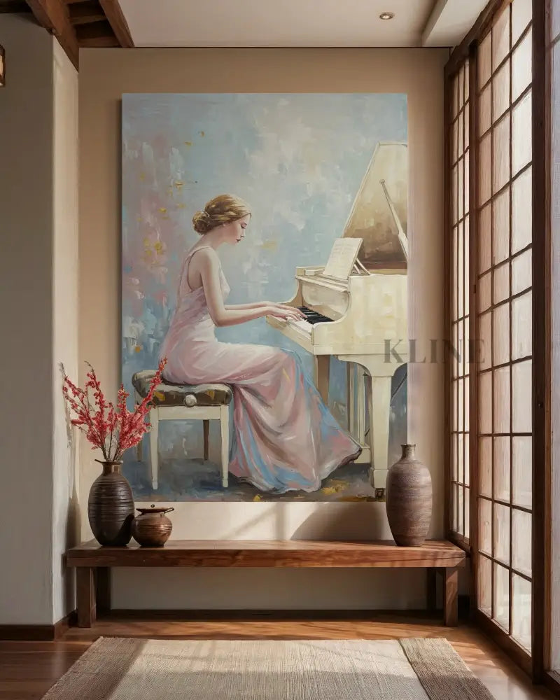 Pianist’s Reverie - Hand Painting