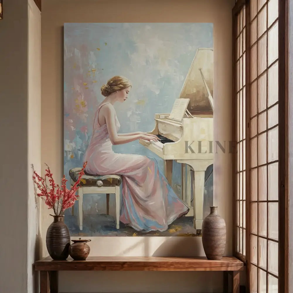 Pianist’s Reverie - Hand Painting