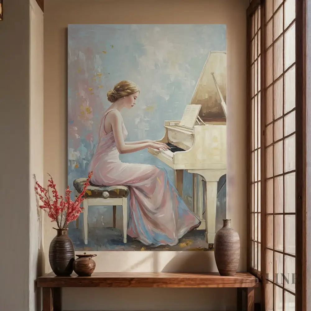 Pianist’s Reverie - Hand Painting