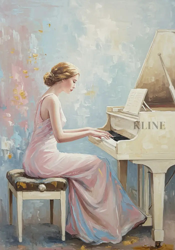 Pianist’s Reverie - Hand Painting 