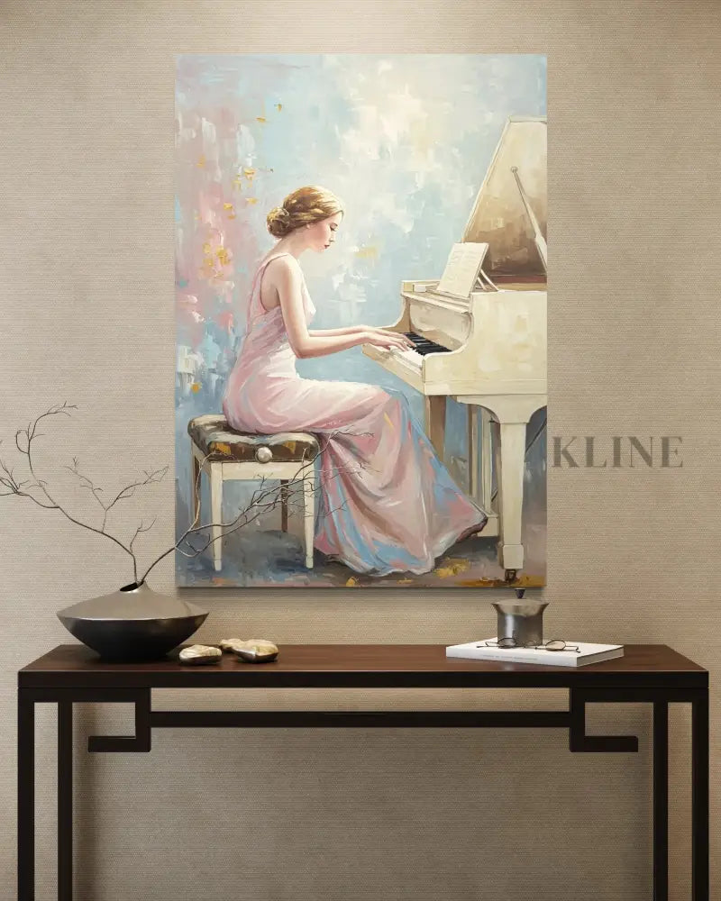 Pianist’s Reverie - Hand Painting