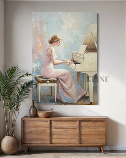 Pianist’s Reverie - Hand Painting