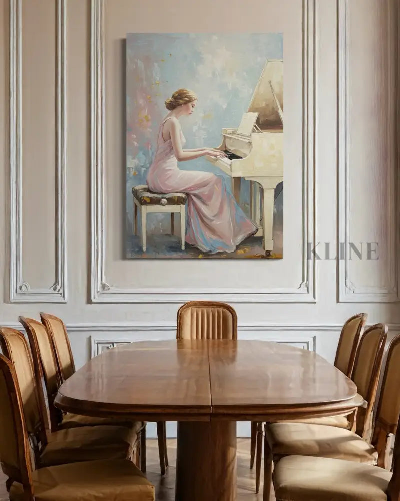 Pianist’s Reverie - Hand Painting
