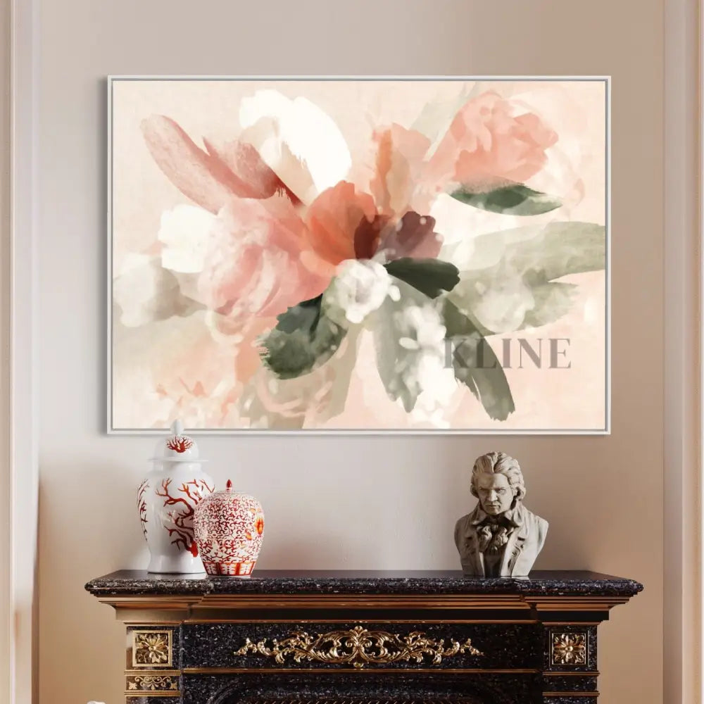 Pink Abstract Bouquet - Hand Painting Black-Friday-Sale