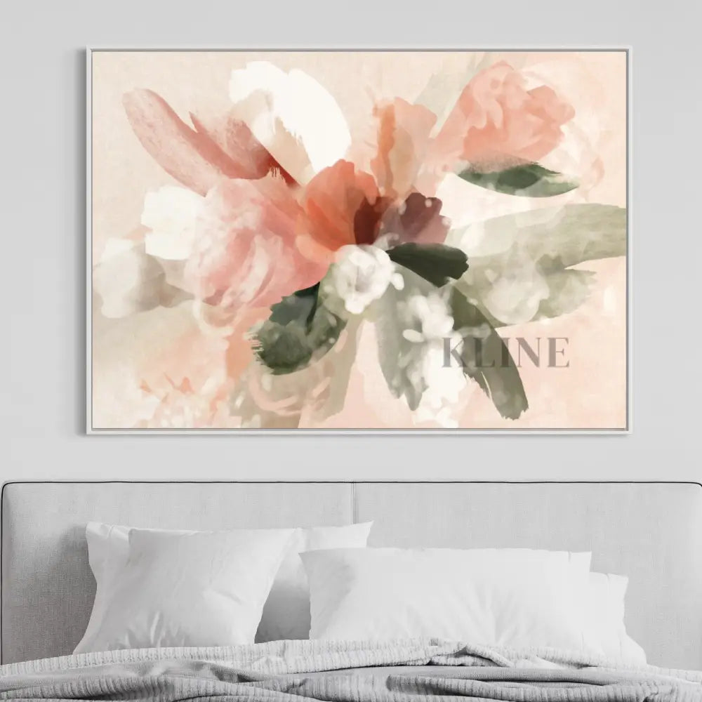 Pink Abstract Bouquet - Hand Painting