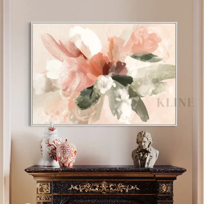 Pink Abstract Bouquet - Hand Painting