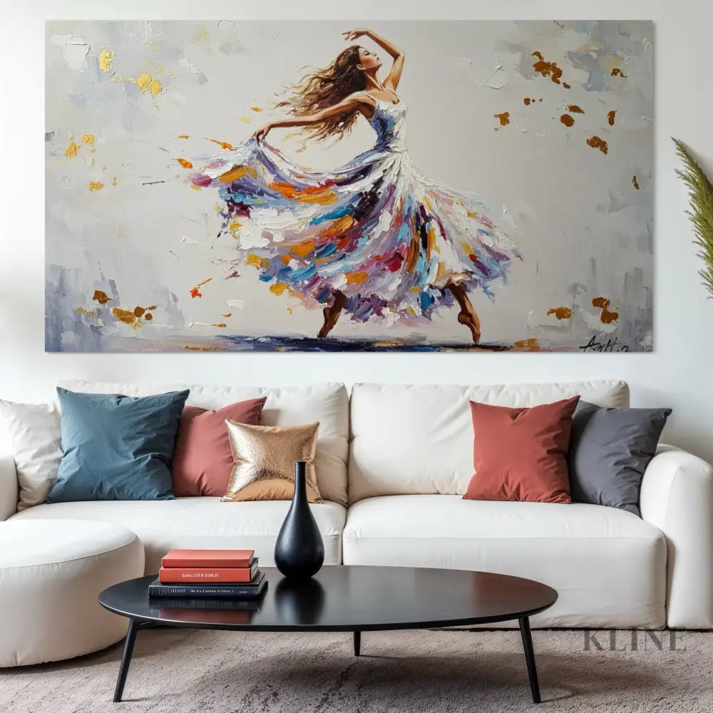 Pirouettes of Light - Hand Painting Meistverkaufte Gemälde