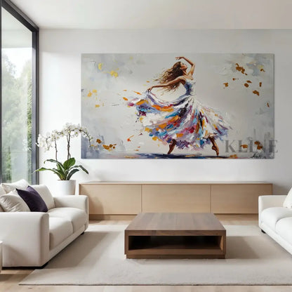 Pirouettes of Light - Hand Painting