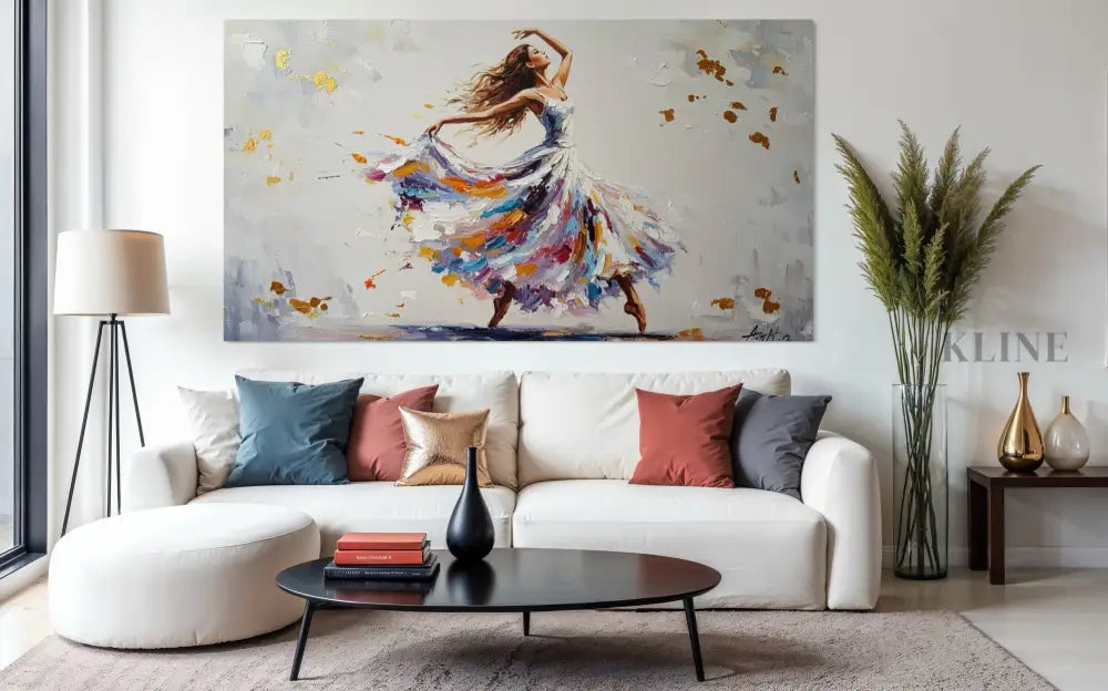Pirouettes of Light - Hand Painting 