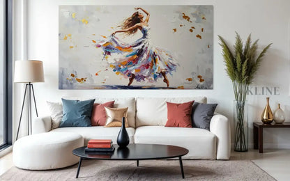 Pirouettes of Light - Hand Painting