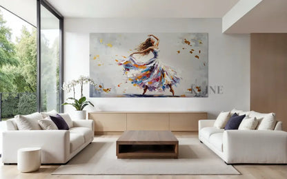 Pirouettes of Light - Hand Painting