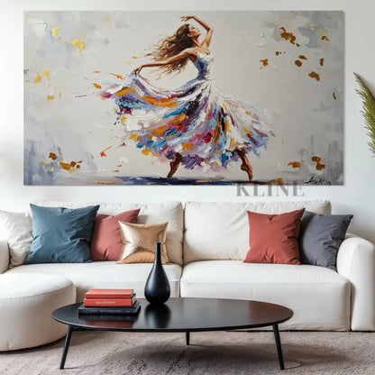 Pirouettes of Light - Hand Painting