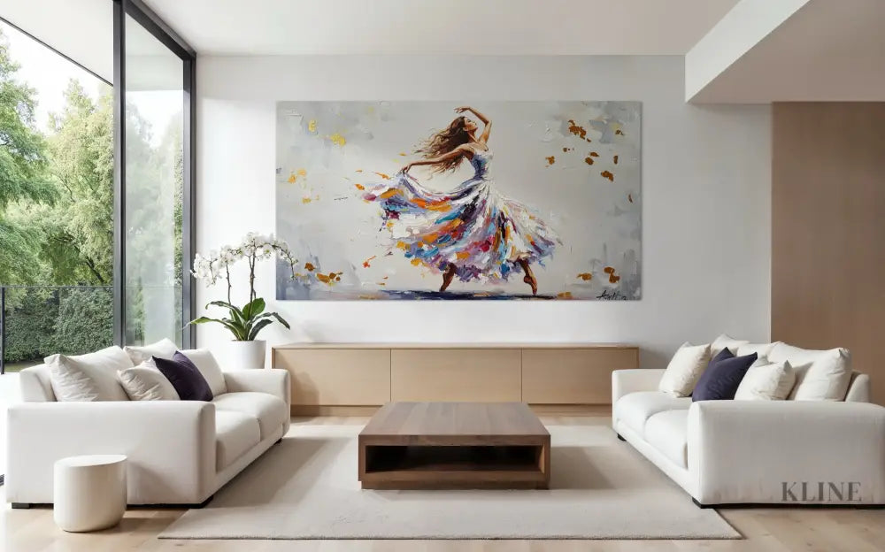 Pirouettes of Light - Hand Painting