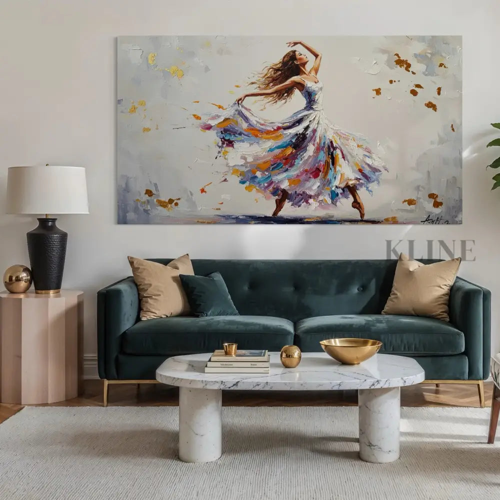 Pirouettes of Light - Hand Painting