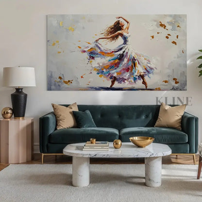 Pirouettes of Light - Hand Painting