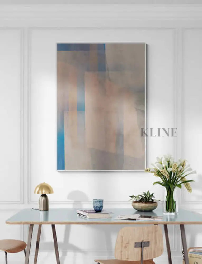 Planos I - Hand Painting Arte della parete per salotto