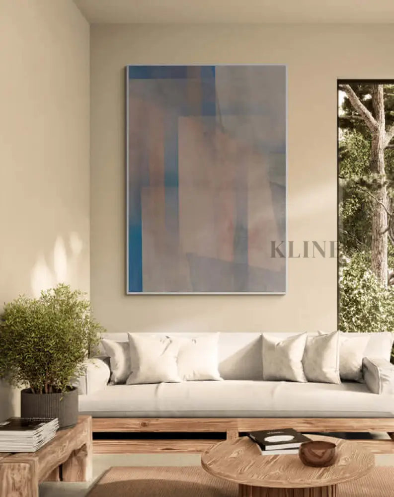 Planos I - Hand Painting Arte della parete per salotto
