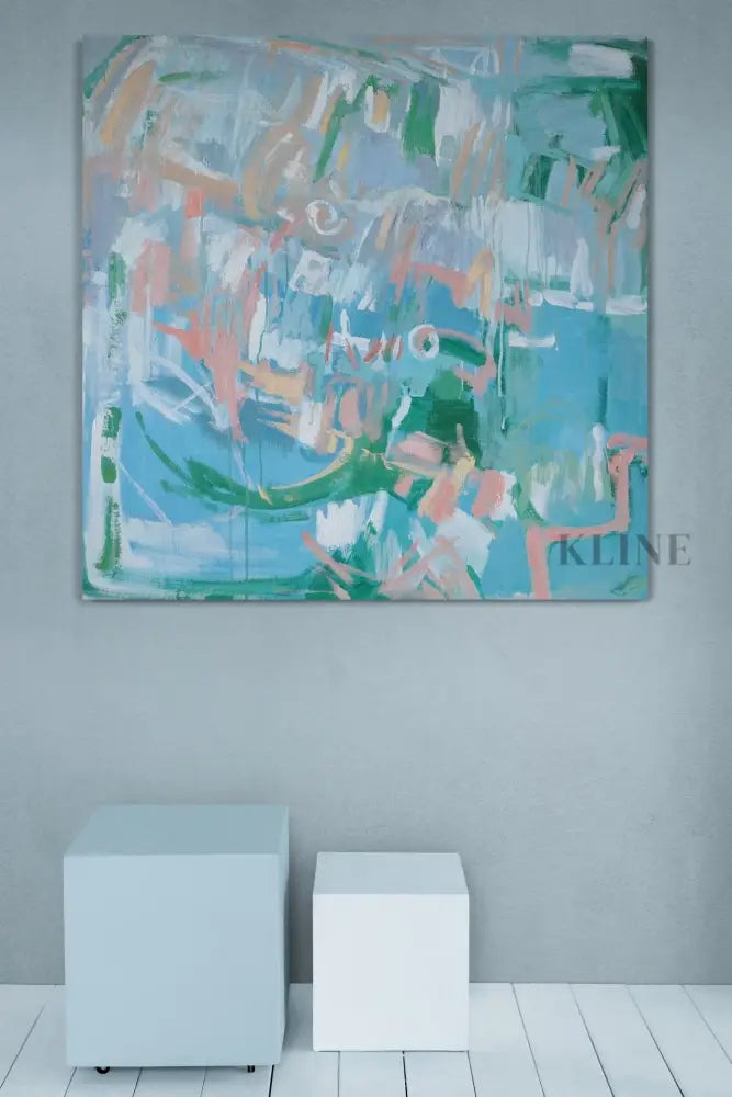 Pleasure - Kline Collective Quadratische Wandkunst und Gemälde