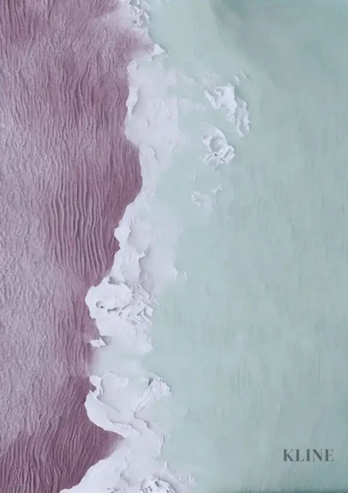 Pondera 2 - Hand Painting Purple Wall Art