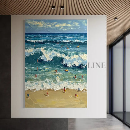 Praia da Marinha - Hand Painting