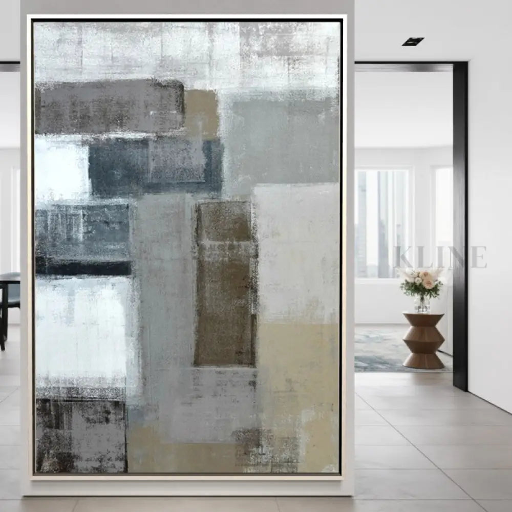Present 1 - Kline Collective Cremefarbene Wandkunst
