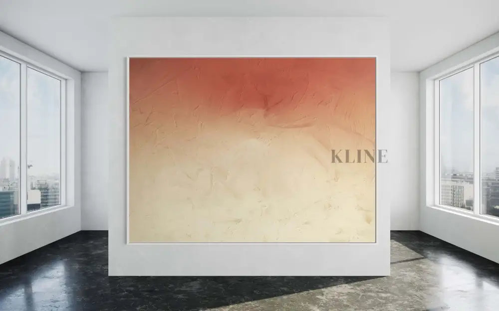 Primitive Texture 1 - Hand Painting Dining Room Wall Art