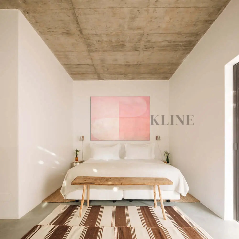 Prints in the Sand - Hand Painting Arte de pared grande