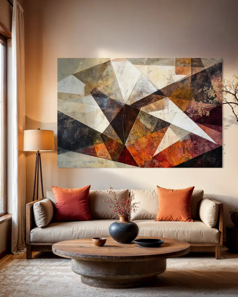 Prismatic Earthlines - Hand Painting