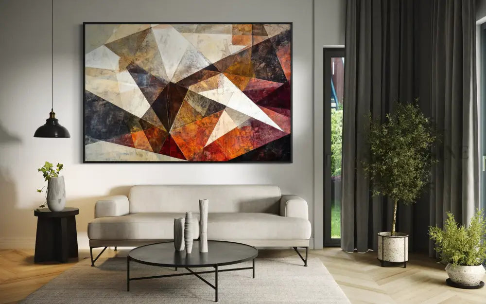 Prismatic Earthlines - Hand Painting 