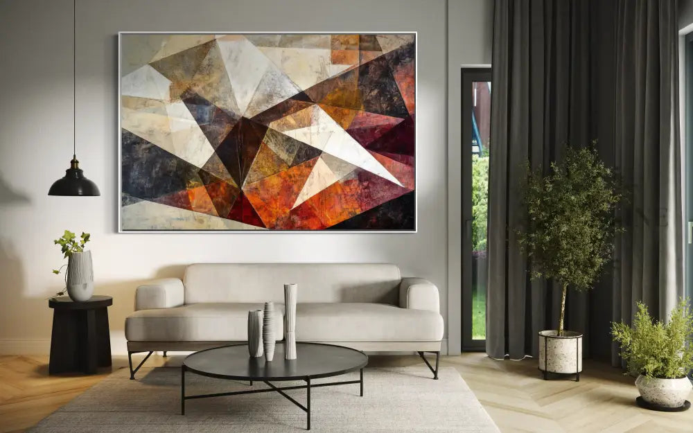 Prismatic Earthlines - Hand Painting 
