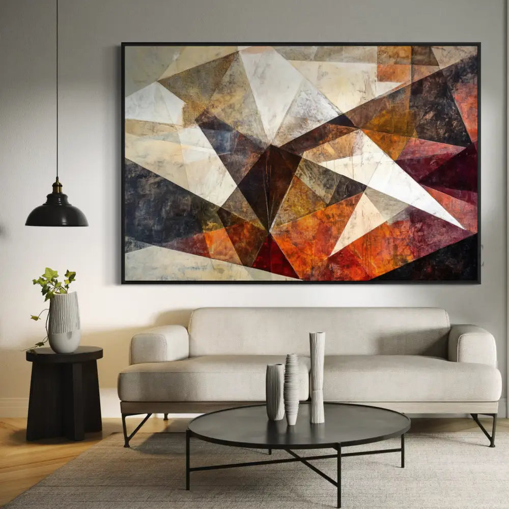 Prismatic Earthlines - Hand Painting