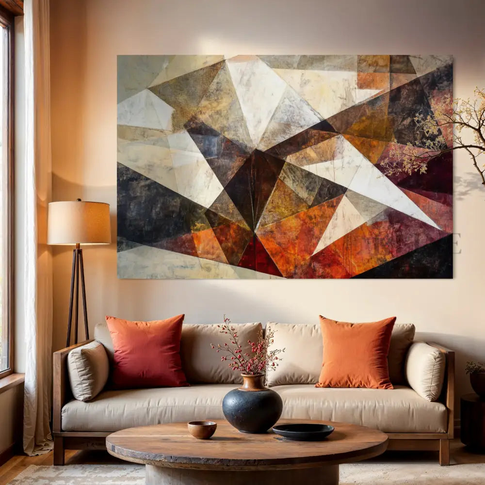 Prismatic Earthlines - Hand Painting