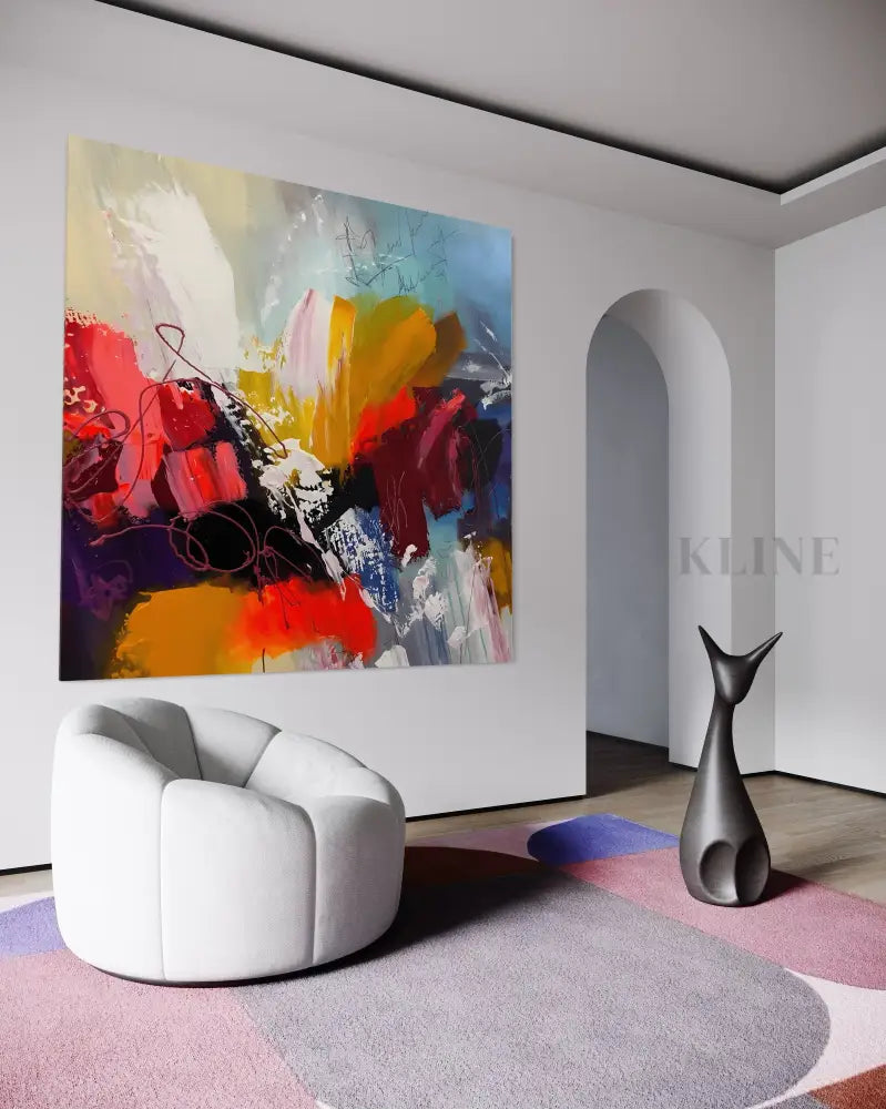 Hand-painted wall art & Arte da parete di tendenza