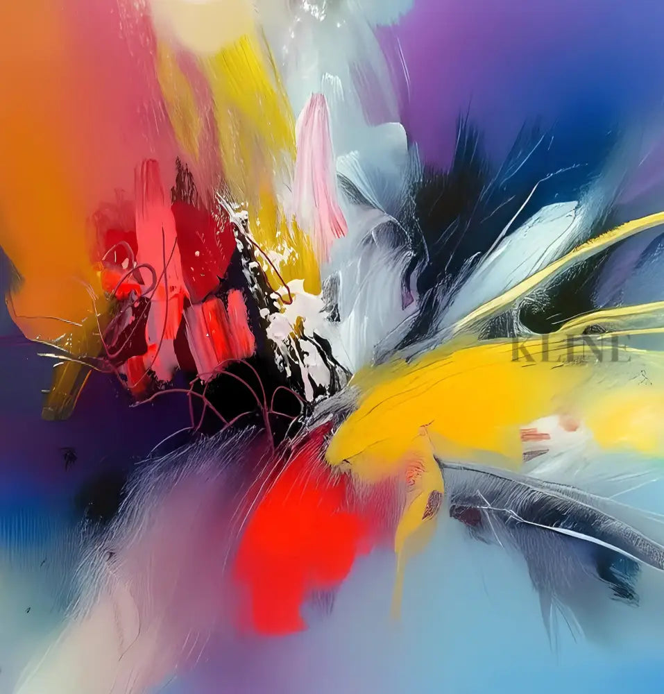 Prismatic Pulse - Hand Painting