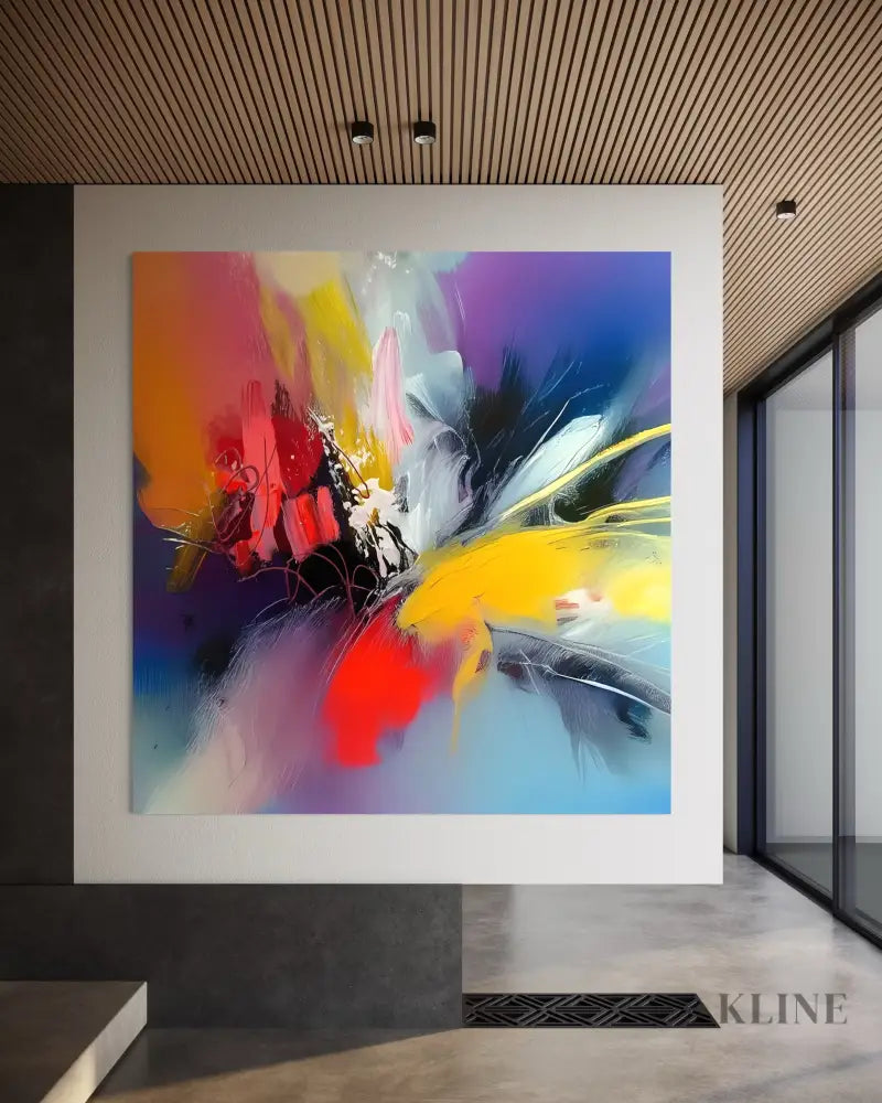 Prismatic Pulse - Hand Painting