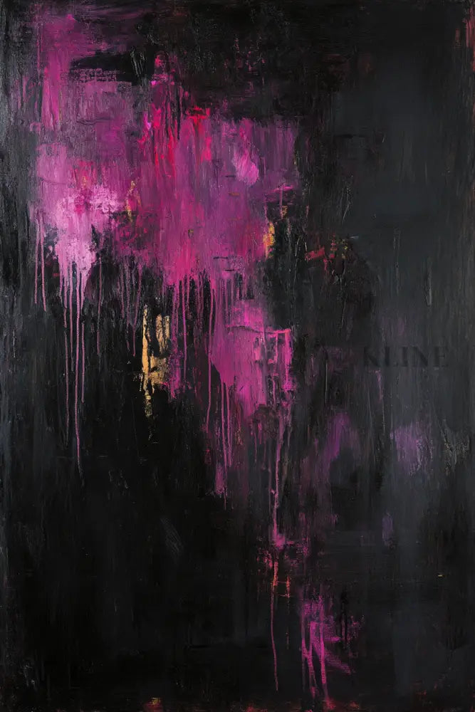 Purple Abstract Triptych - Hand Painting 新着商品