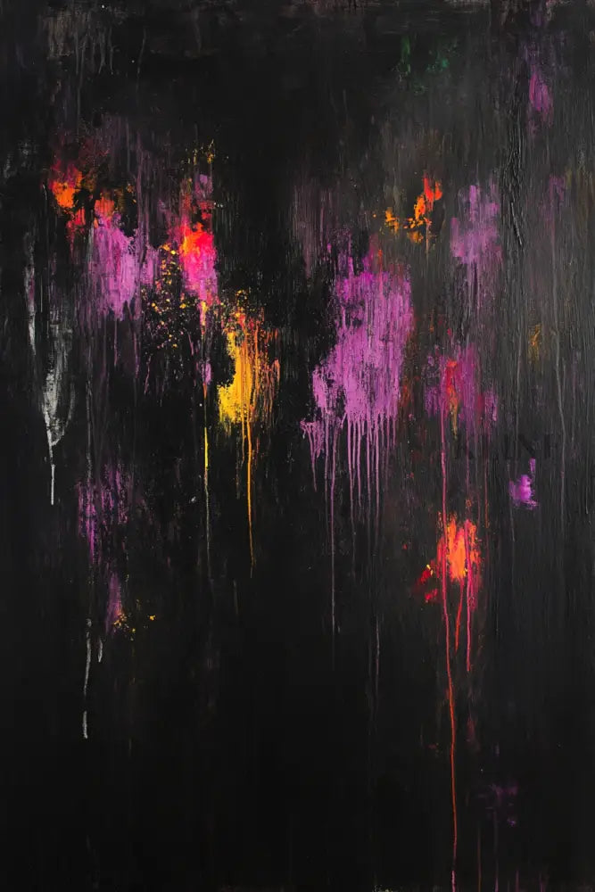 Purple Abstract Triptych - Hand Painting 新着商品