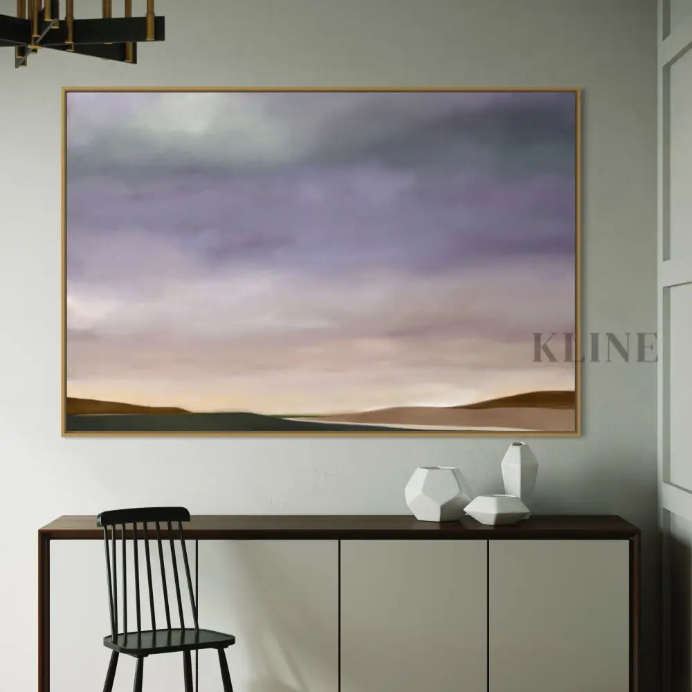Purple Sky - Hand Painting