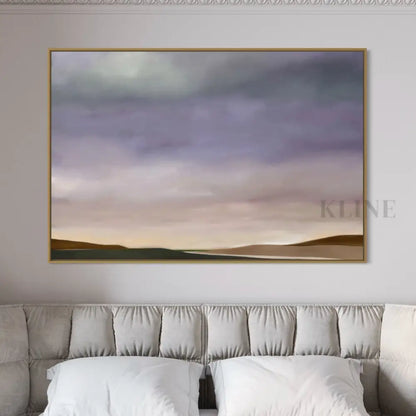 Purple Sky - Hand Painting