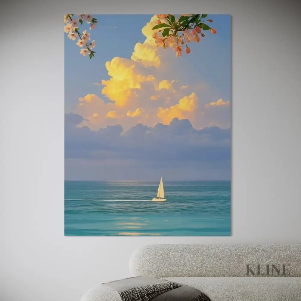 Quiet Bloom - Hand Painting 