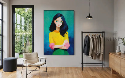 Quiet Confidence - Hand Painting