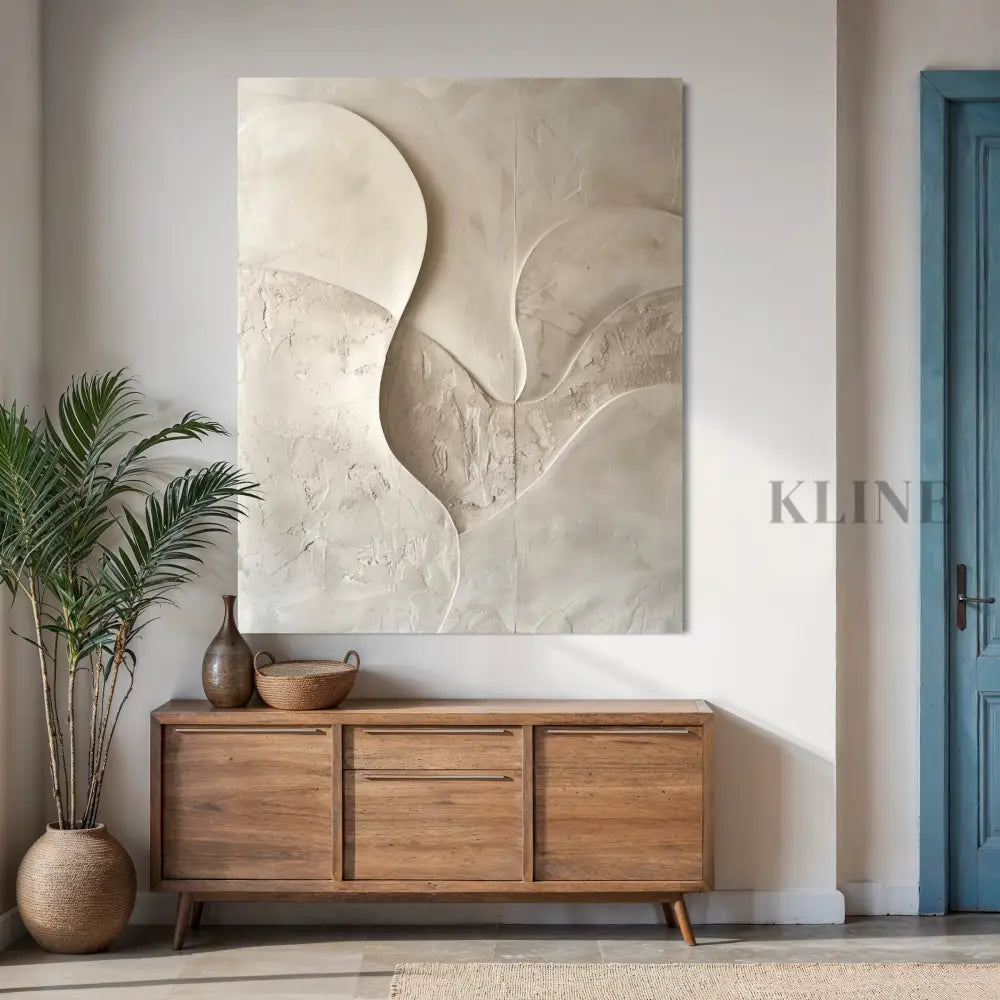 Quiet Sculptural Forms - Hand Painting