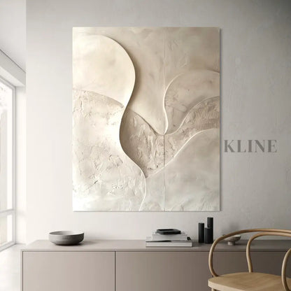 Quiet Sculptural Forms - Hand Painting