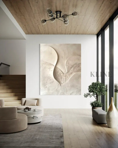 Quiet Sculptural Forms - Hand Painting